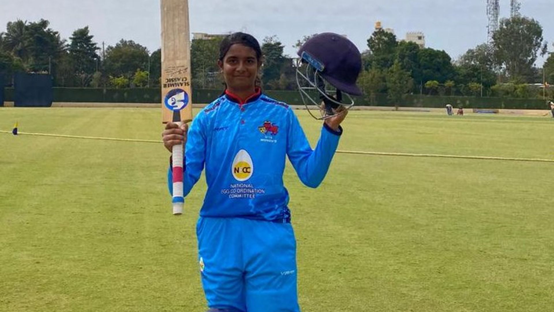 Ira Jadhav after her record-breaking unbeaten triple-hundred in the Women