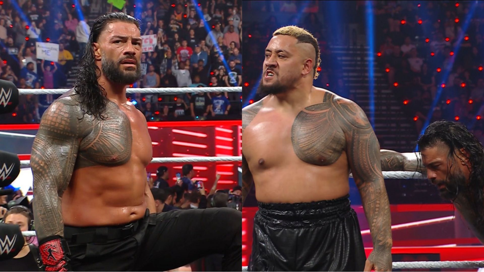 WWE, Raw Netflix Premiere, Roman Reigns, Solo Sikoa, The Rock, Bloodline, 