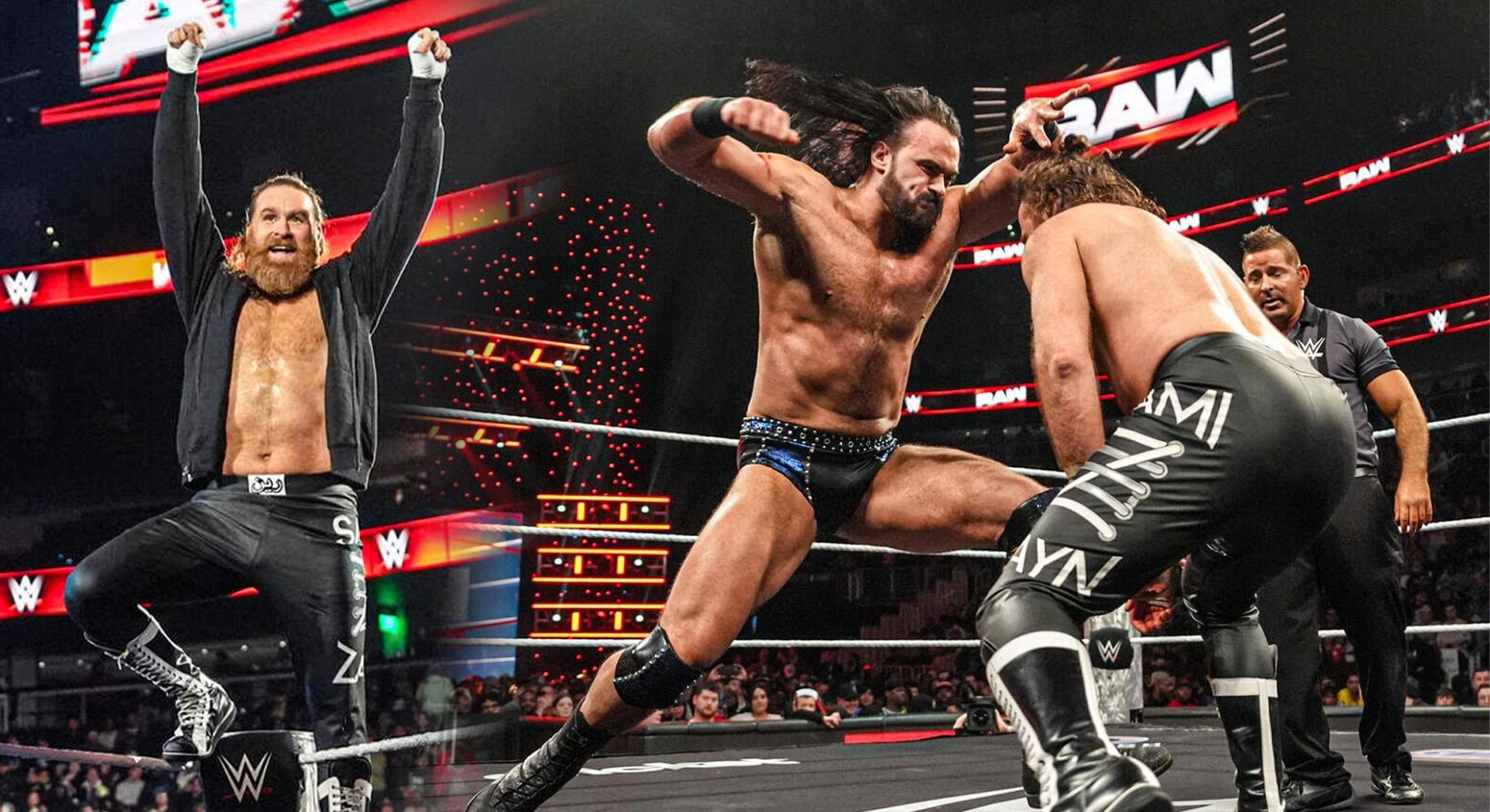 Sami Zayn and Drew McIntyre clashed on RAW! (Credits: WWE.Com) 