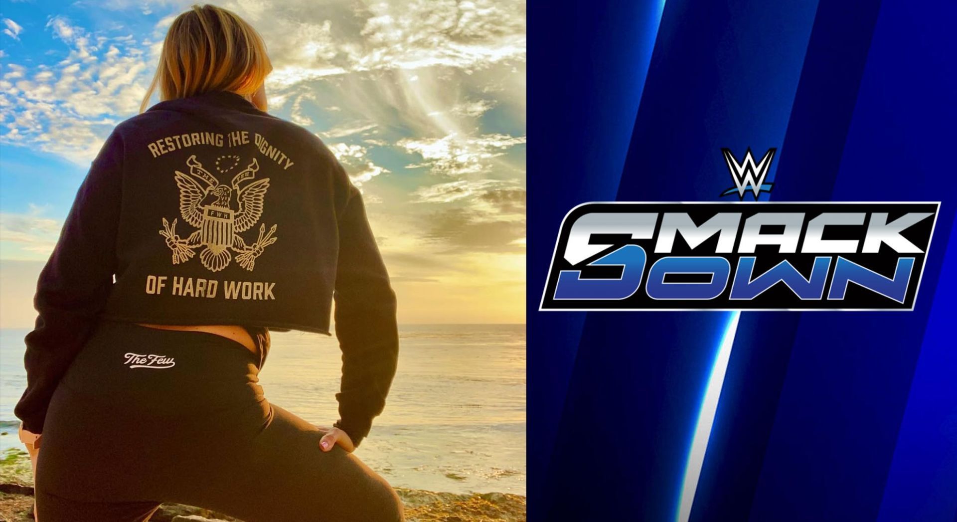 WWE veteran and SmackDown logo! (Credits: Veteran