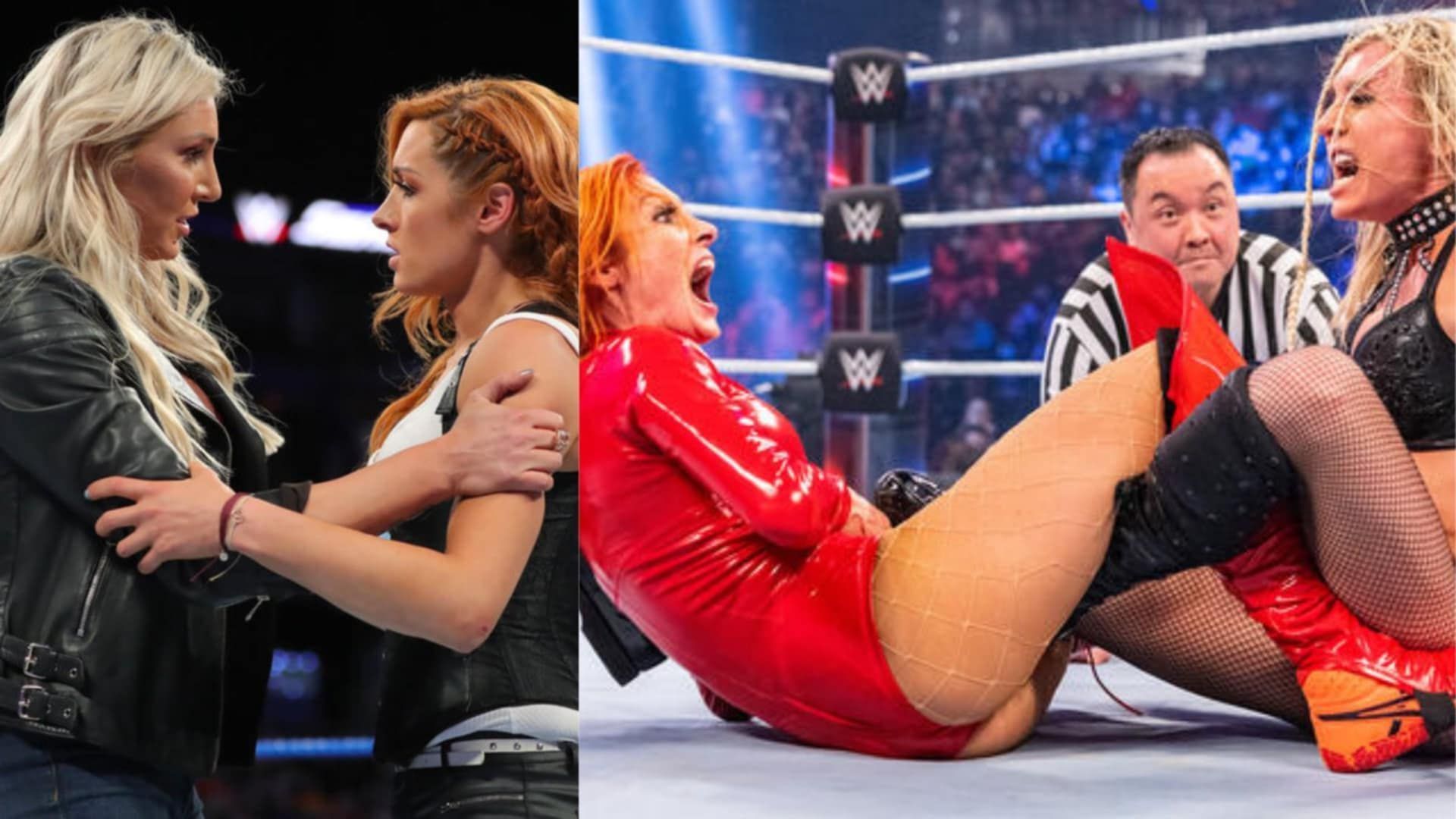 Charlotte and Becky used to be friends in real life. [Images via WWE.com]