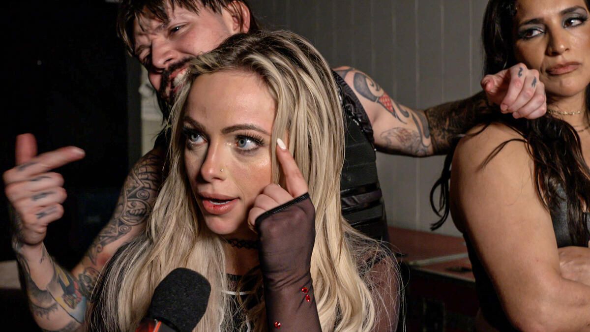 A still from backstage interview at Bad Blood (Picture Courtesy: WWE.com)