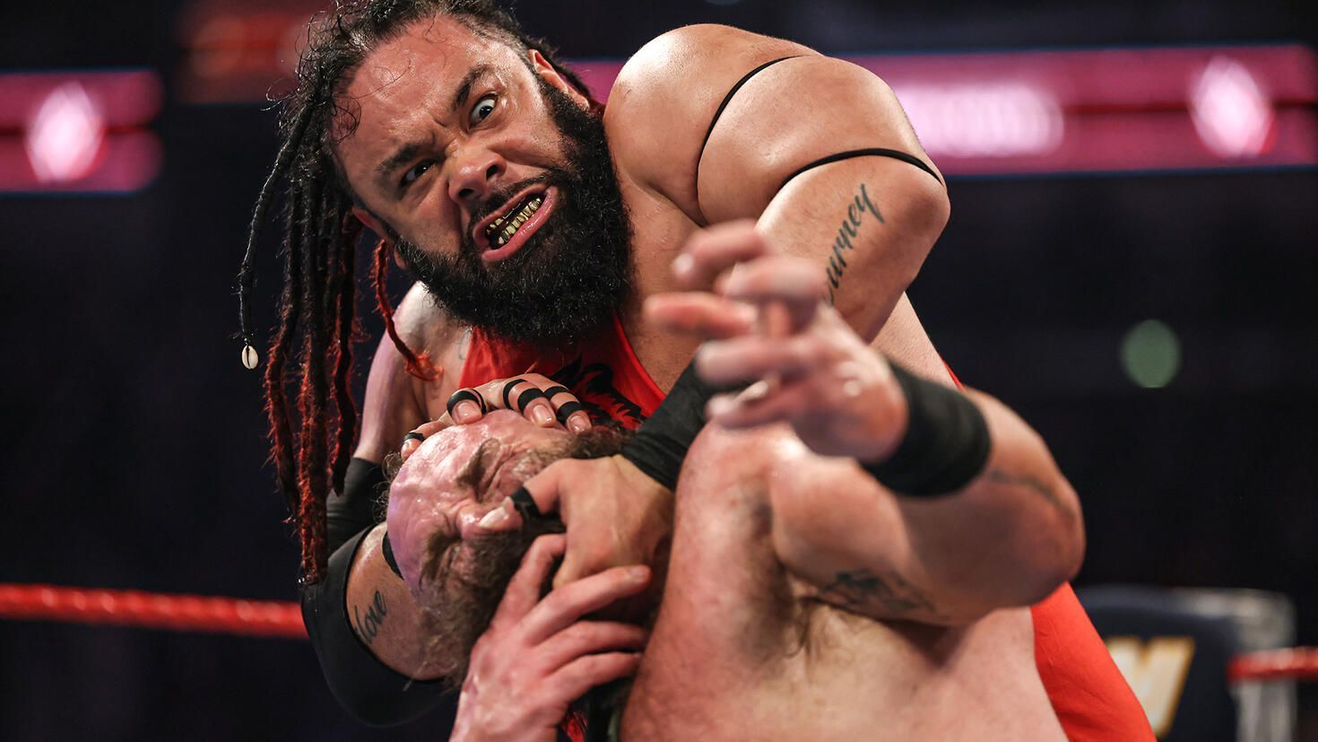 Jacob Fatu in action at Saturday Night