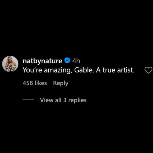 Nattie praises Chad Gable [Picture courtesy: Chad Gable's Instagram]