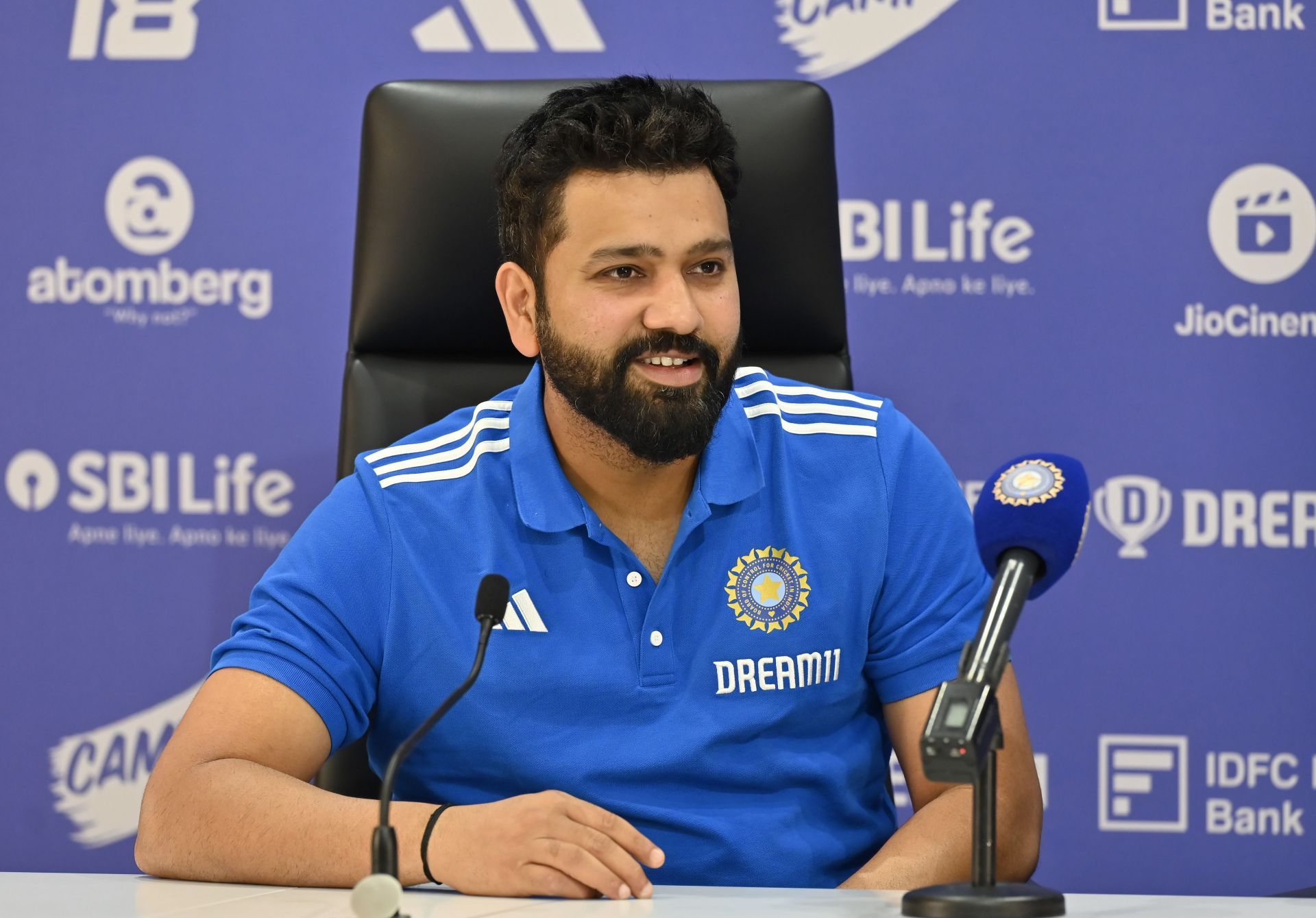 Indian Cricket Team Captain Rohit Sharma Press Conference For Upcoming ICC T20 - Source: Getty