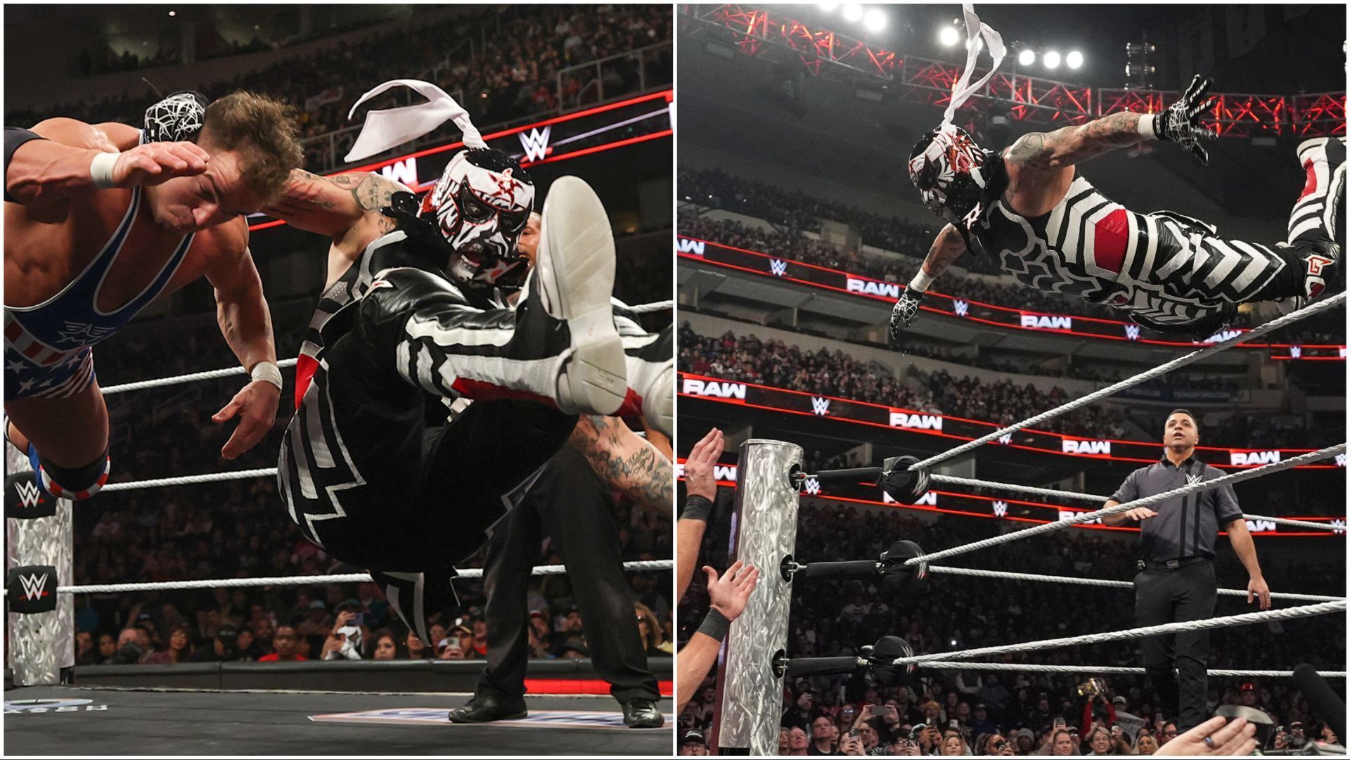 Penta beats Chad Gable and Pete Dunne on WWE RAW