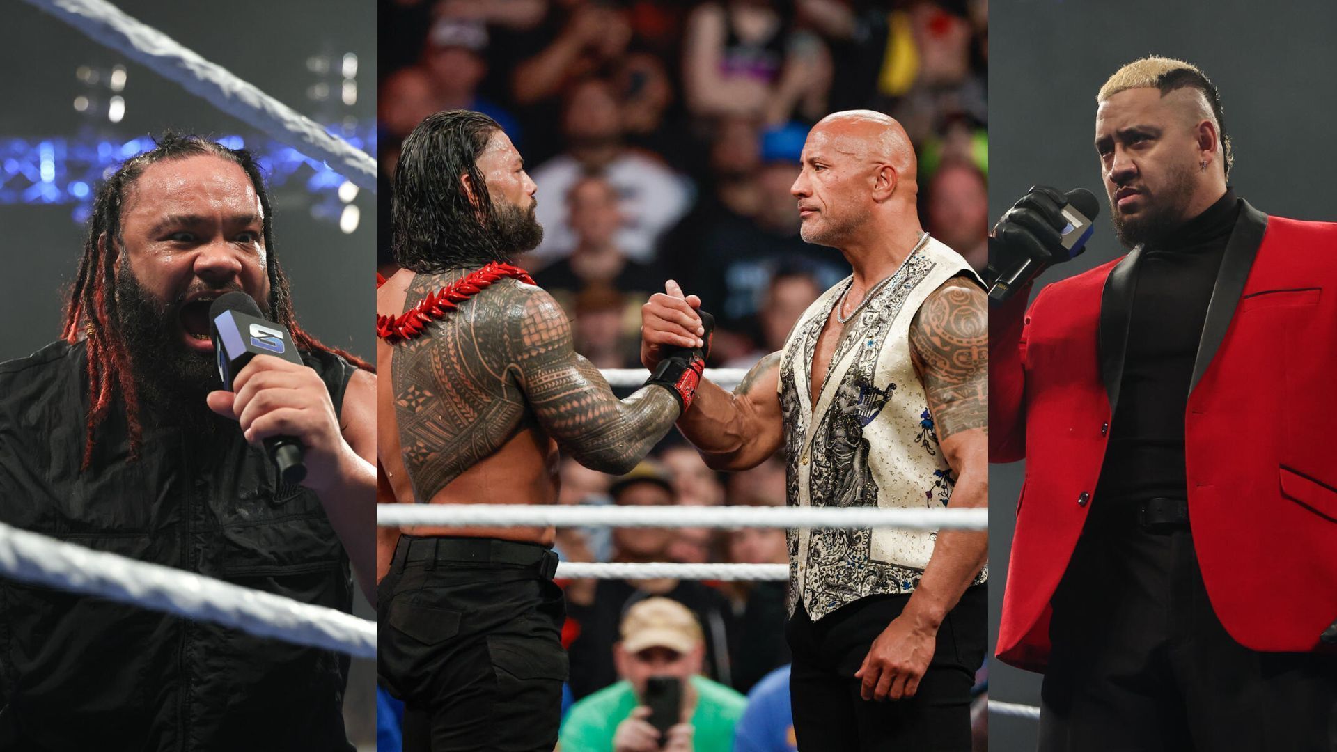 Roman Reigns was acknowledge by The Rock after his win over Solo Sikoa (Image Credits: WWE.com)