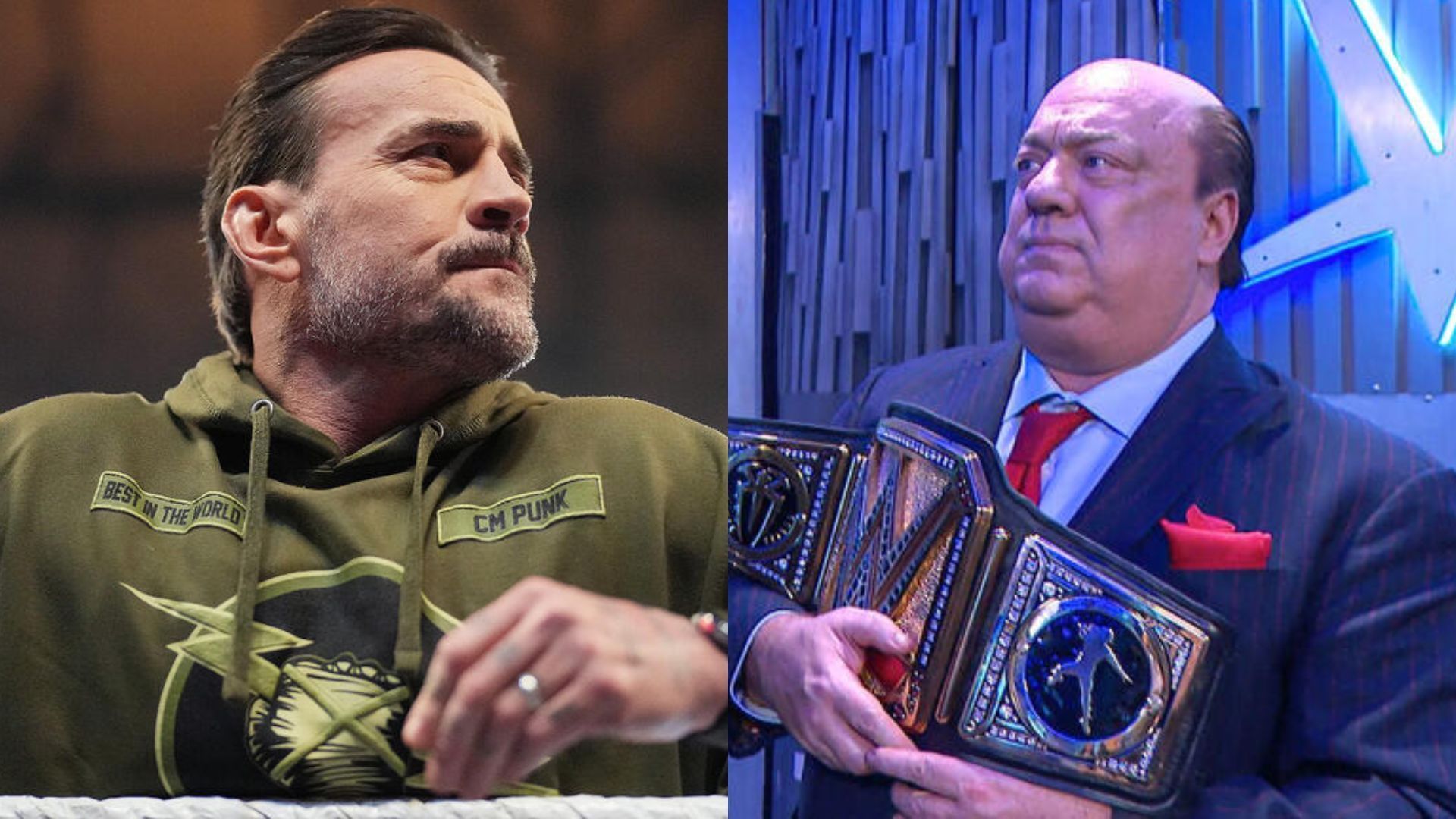 CM Punk on the left and Paul Heyman on the right (Image Credits: WWE.com)