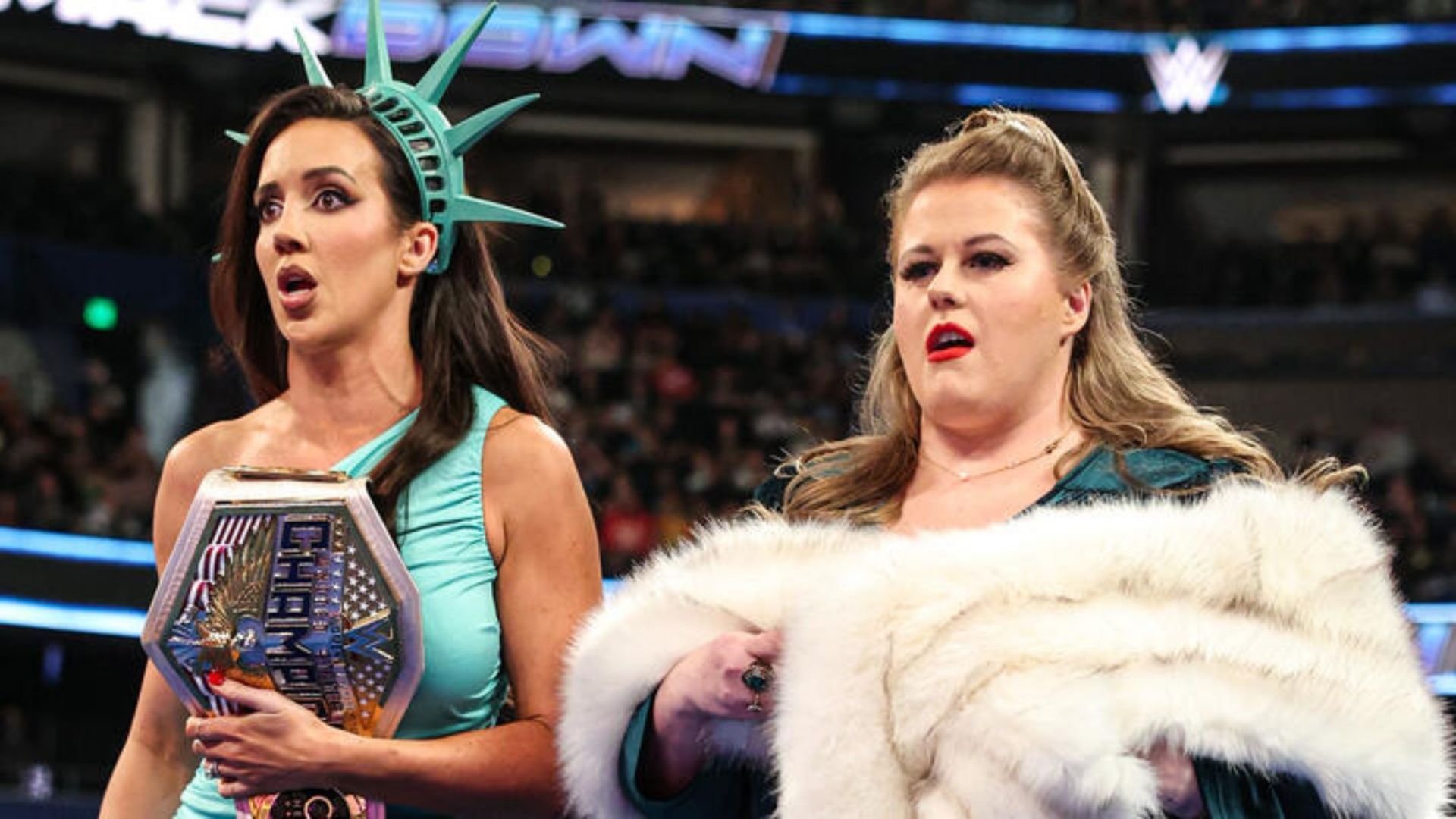 Chelsea Green with Piper Niven (Image credit: WWE.com)