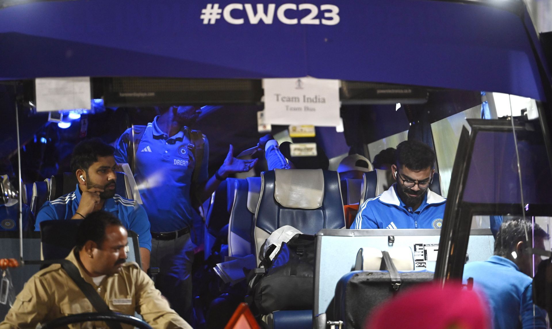 Indian Cricket Team Arrives At Chaudhri Charan Singh Amausi Airport In Lucknow - Source: Getty