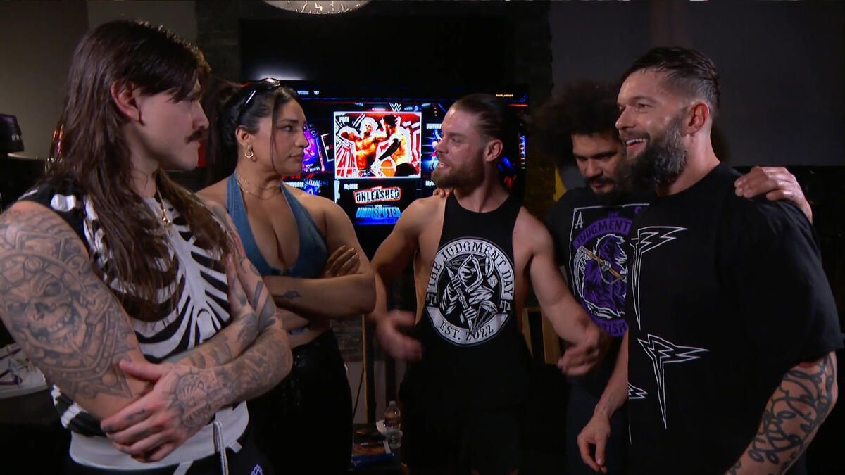 The Judgment Day backstage on RAW (Picture Courtesy: WWE.com)