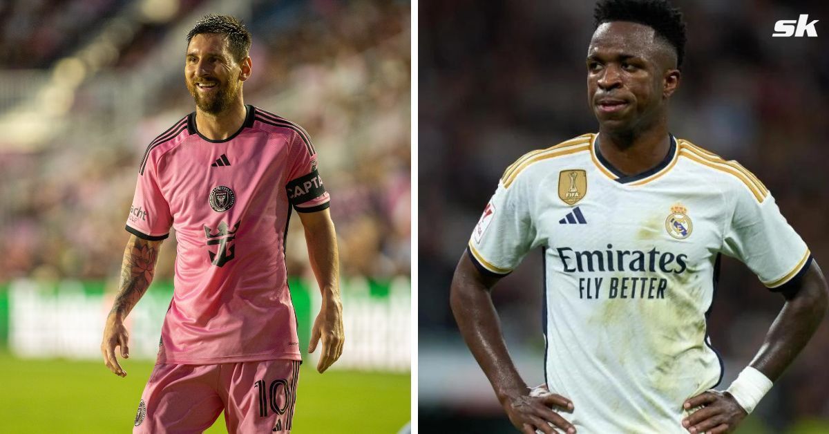 L to R: Lionel Messi and Vinicius Jr (All images sourced from Getty)