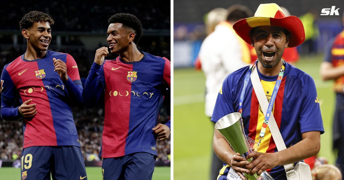 Lamine Yamal&rsquo;s father comments on &lsquo;respect for everyone&rsquo; after Barcelona star Alejandro Balde claims he received racial abuse in Getafe draw (Source: Both images from Getty)