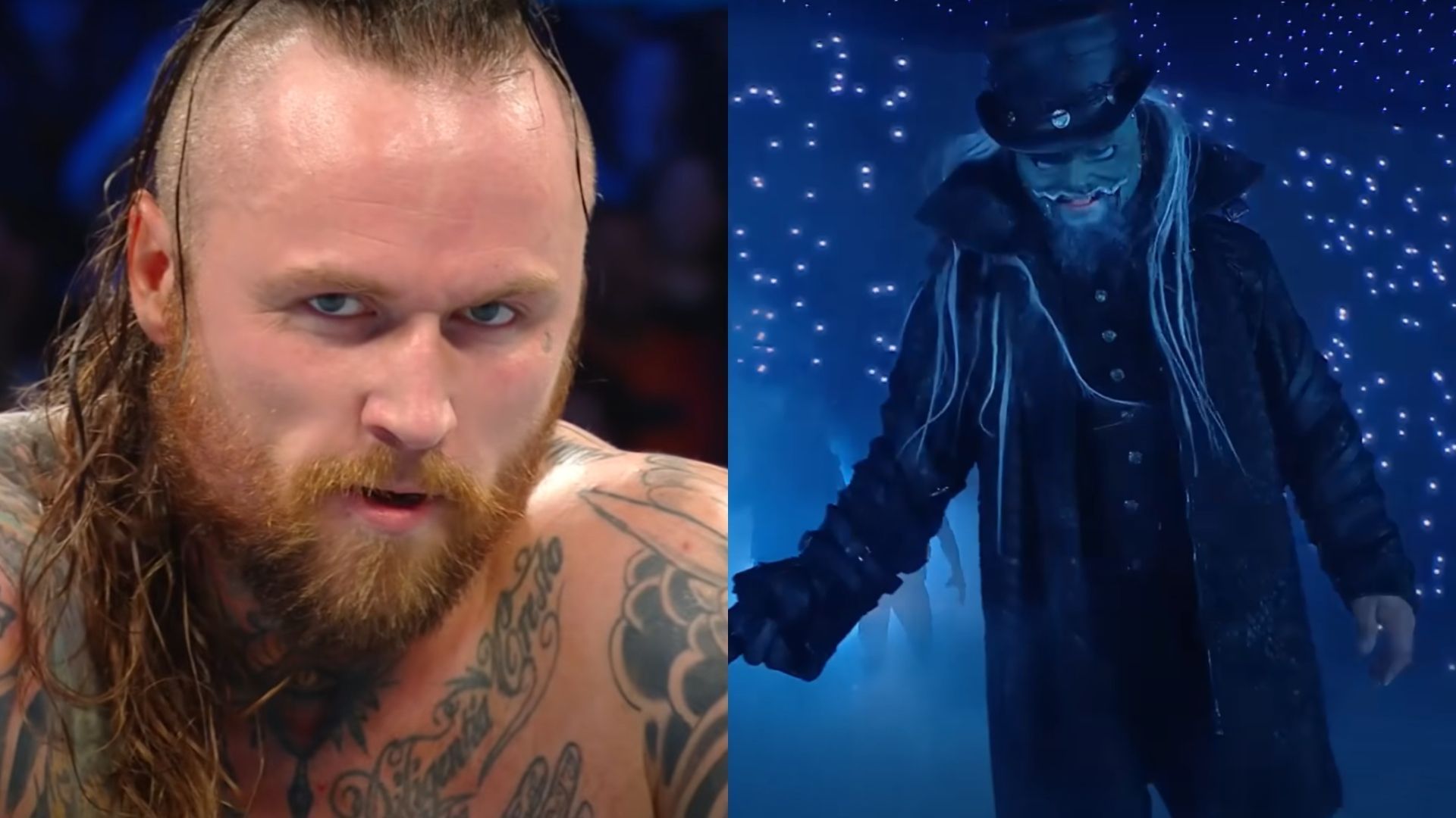 Aleister Black (left) and Uncle Howdy (right) [Image Credits: WWE