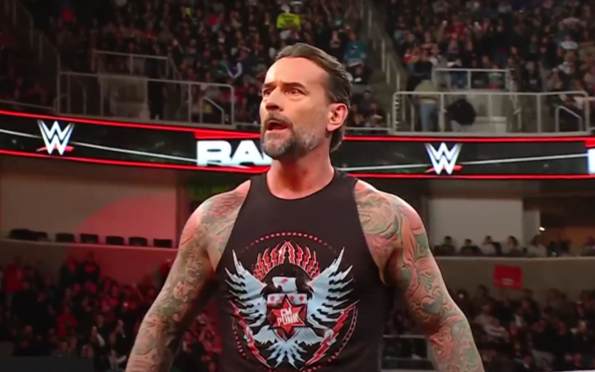 Punk on the second RAW on Netflix episode (Picture Courtesy: WWE on YouTube)