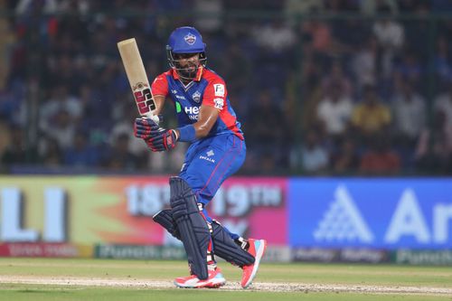 Shai Hope plays a shot for DC in the IPL 2024. Source: Getty