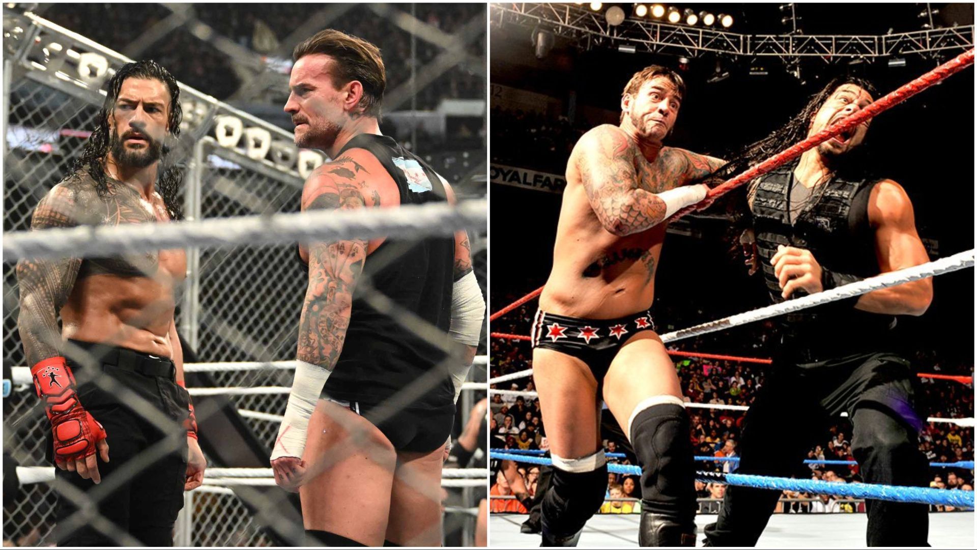 CM Punk and Roman Reigns at WWE RAW and Survivor Series