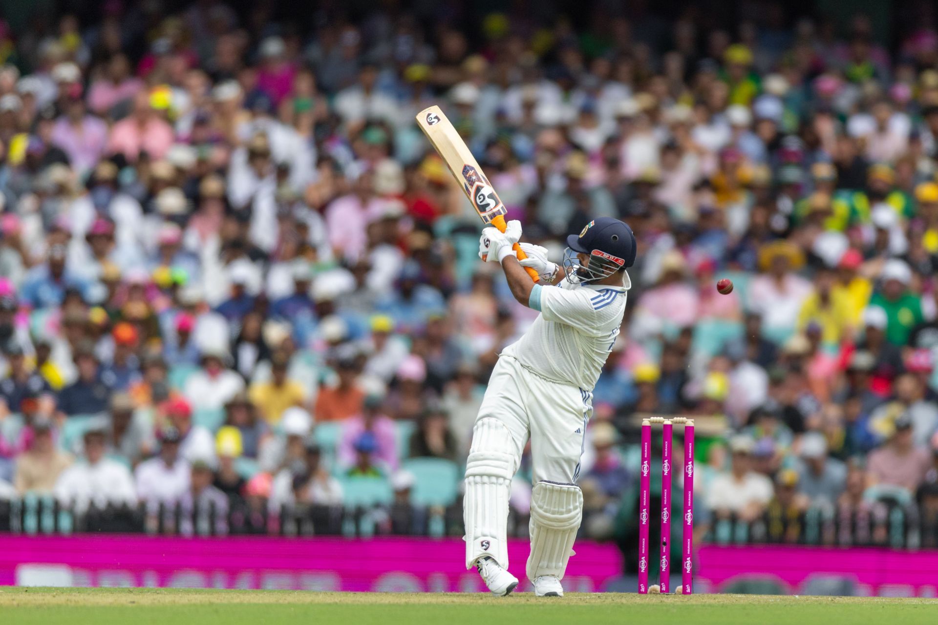 Rishabh Pant struck three fours and a six during his 40-run knock. [P/C: Getty]