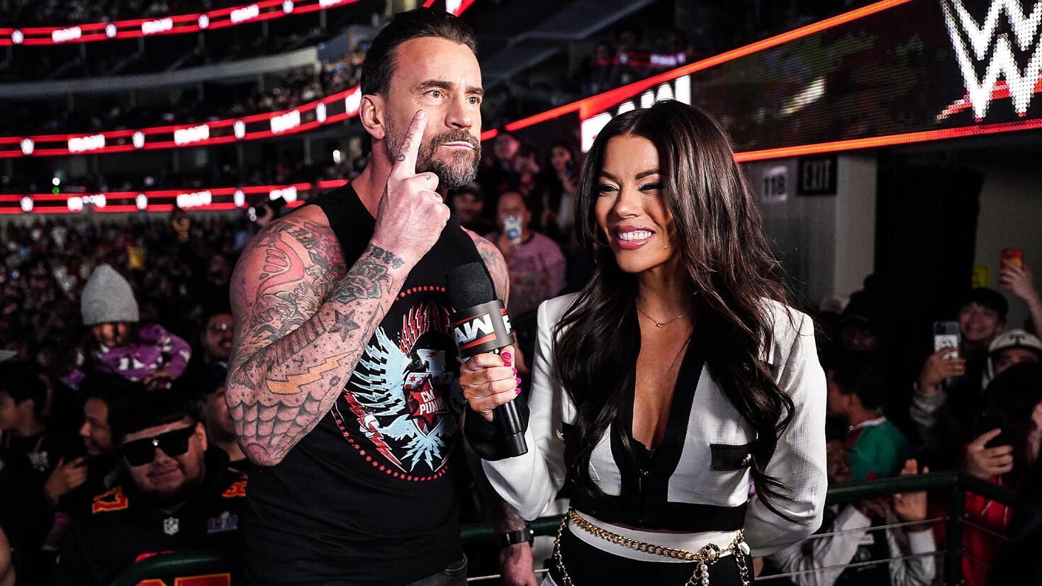 CM Punk during his appearance on the January 20 edition of RAW [Image: WWE.com]