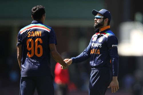 Saini made his India debut under Virat Kohli [Credit: Getty]