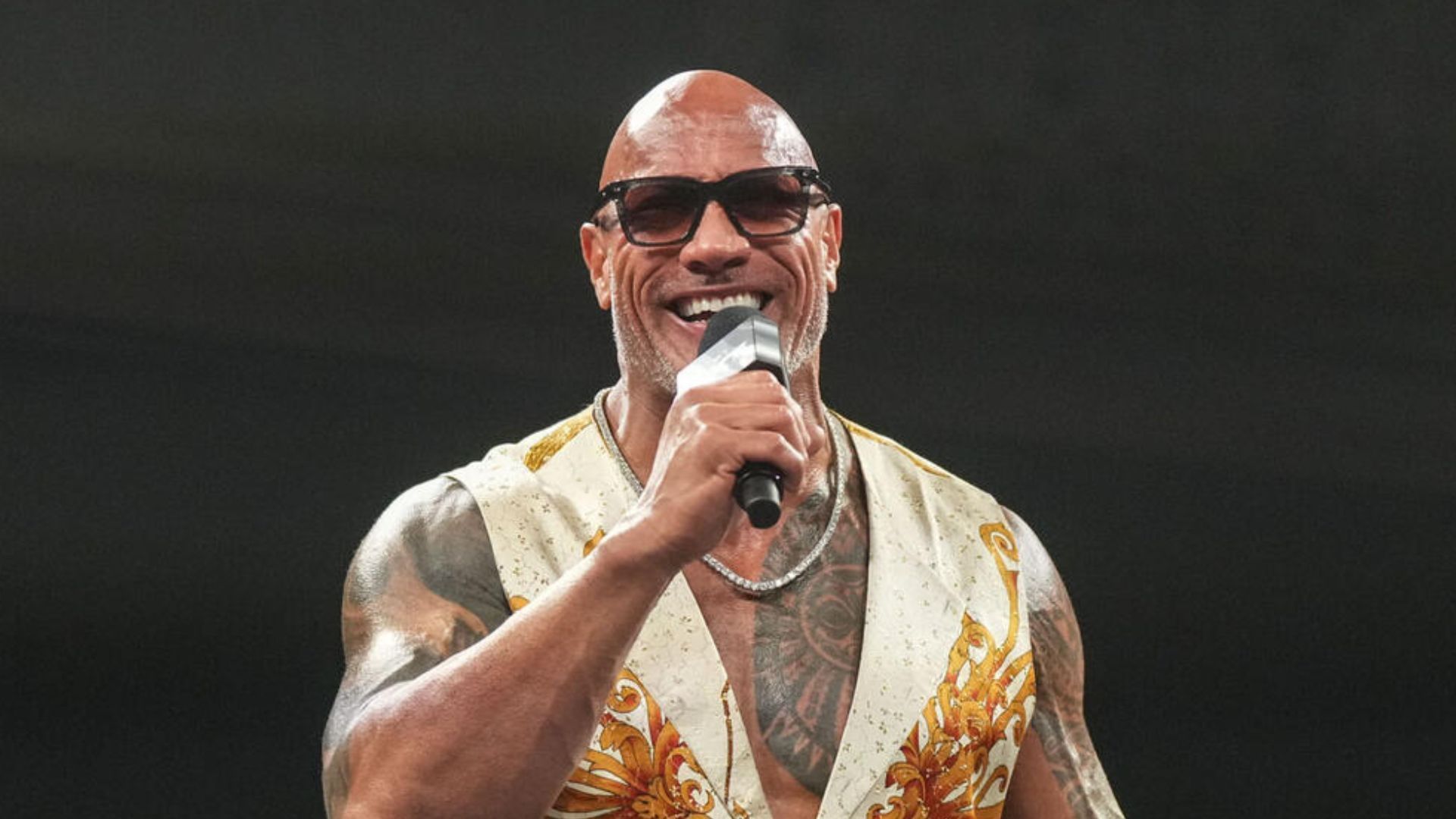 The Rock was at WWE NXT, Jan. 7, 2025 [Photo credit: WWE.com]