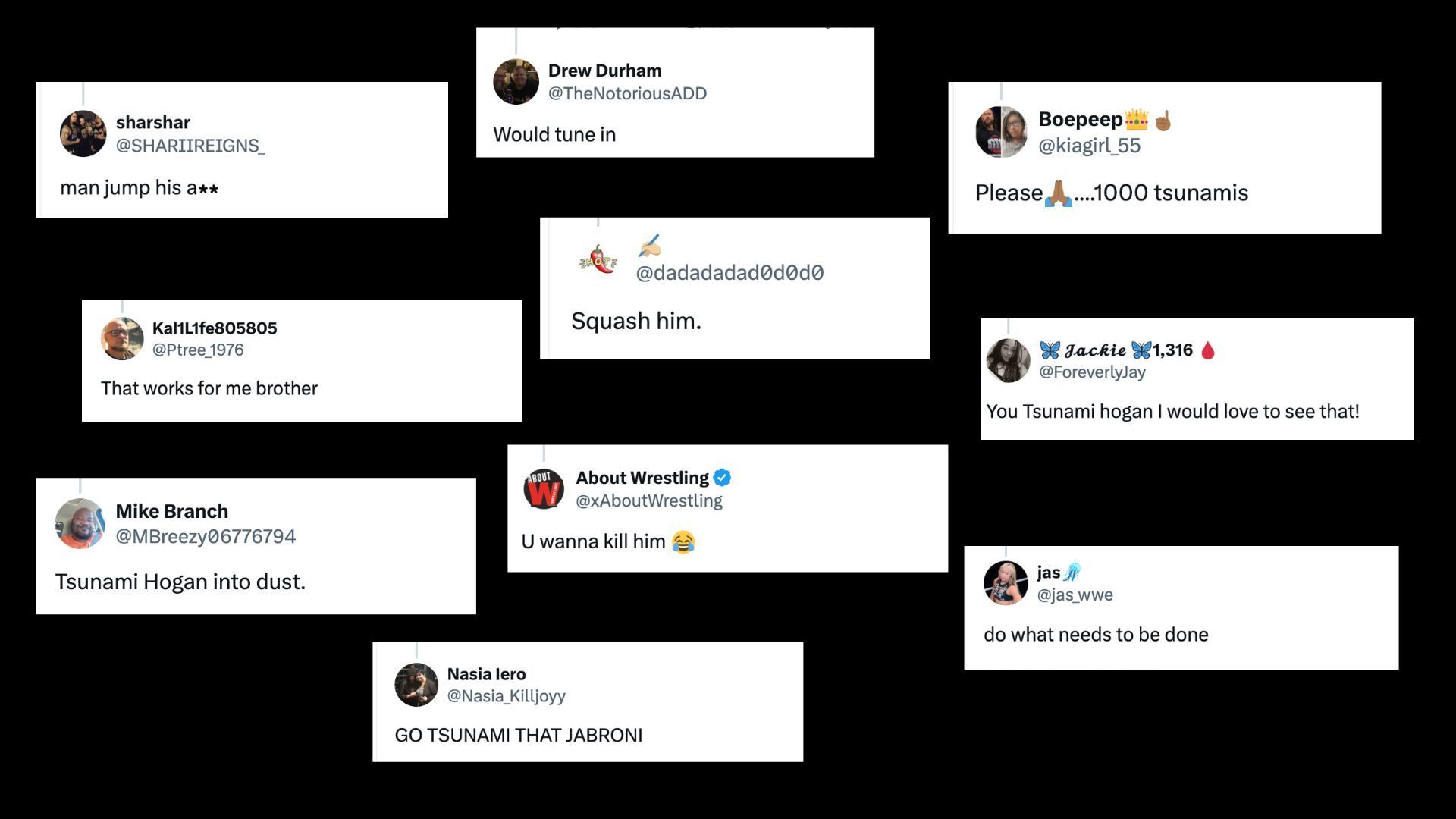 Fans reacted to Bronson Reed&#039;s post. [Images via Reed&#039;s X]