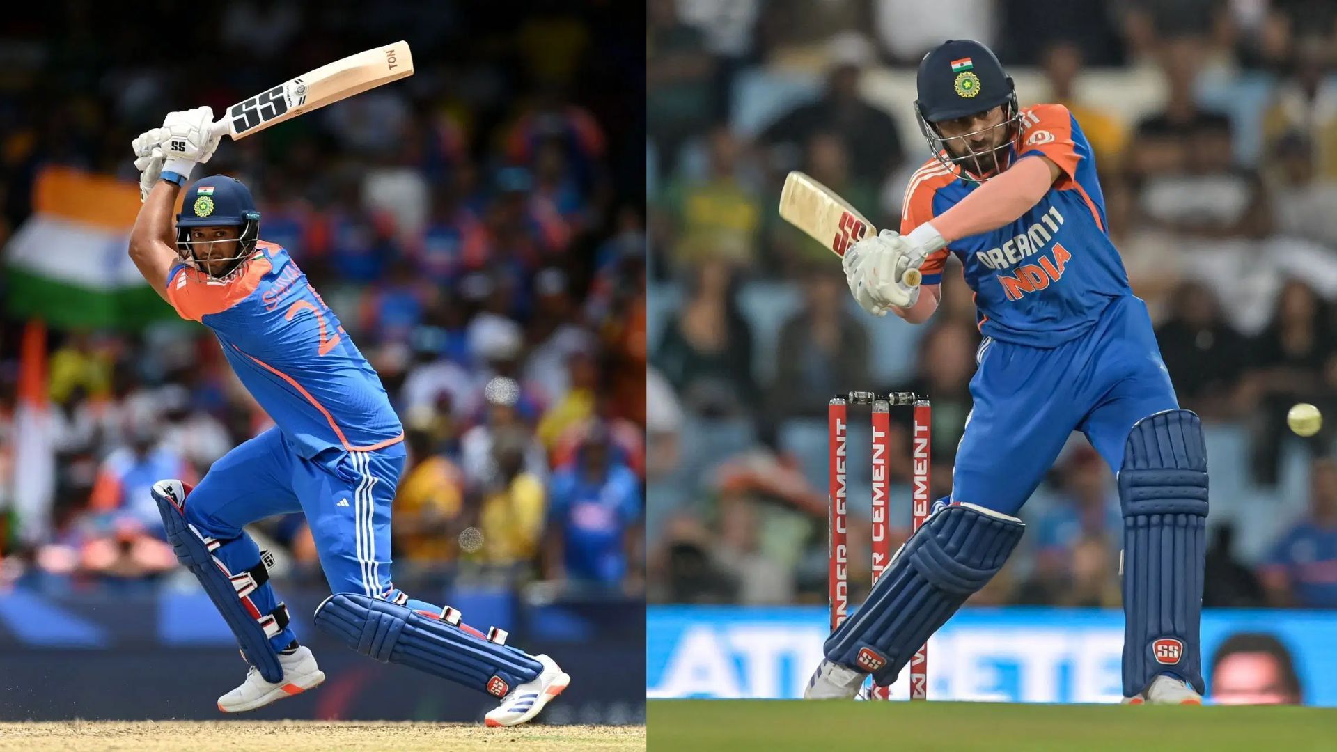 Shivam Dube and Ramandeep Singh have been called in as replacements during the ongoing T20I series against England (Image Credits: Getty)