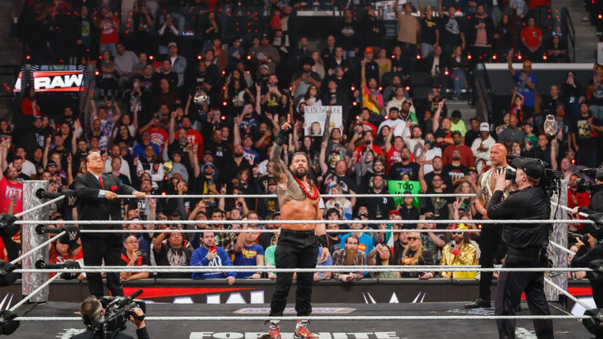 Roman Reigns on RAW [Image credits: wwe.com]