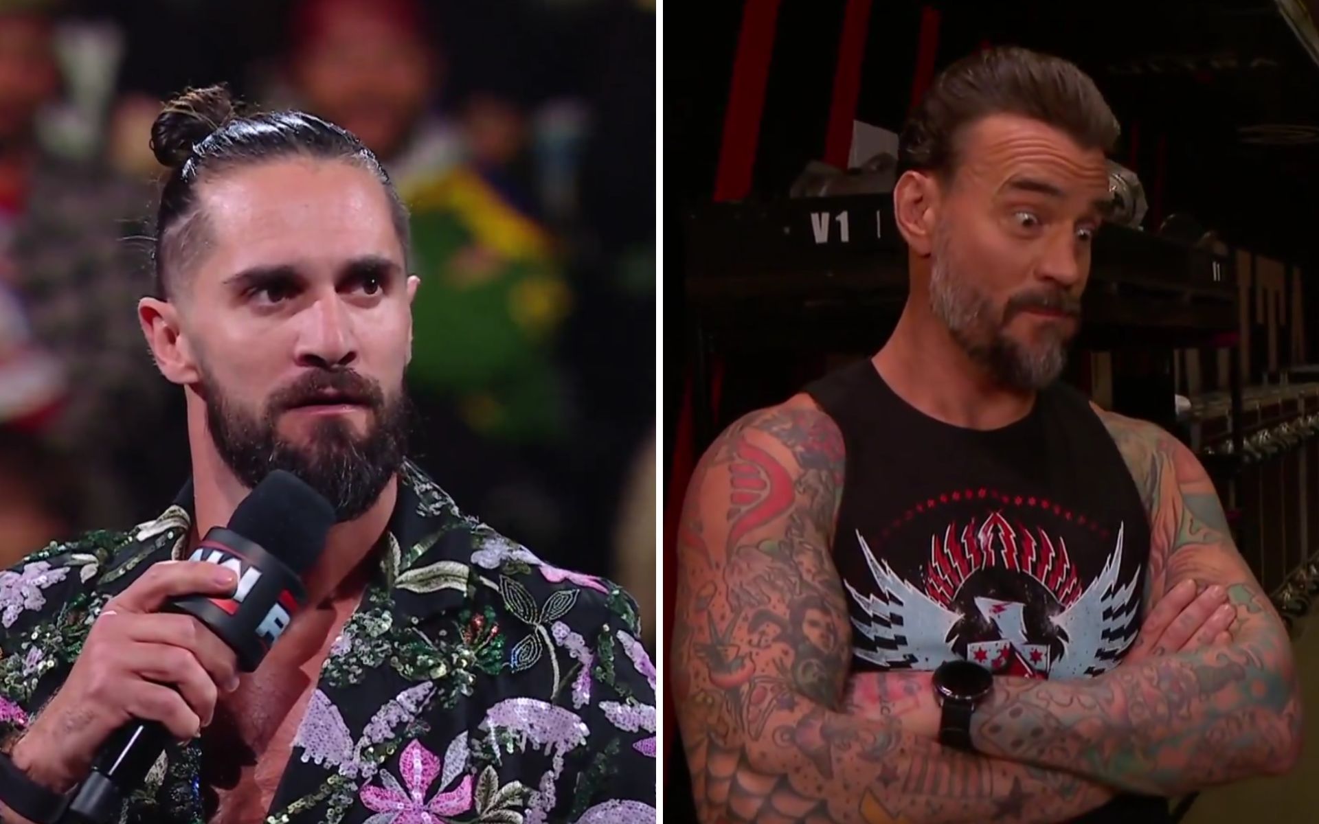 Punk and Rollins will be in the Rumble (Pic Courtesy: WWE on X/Twitter)