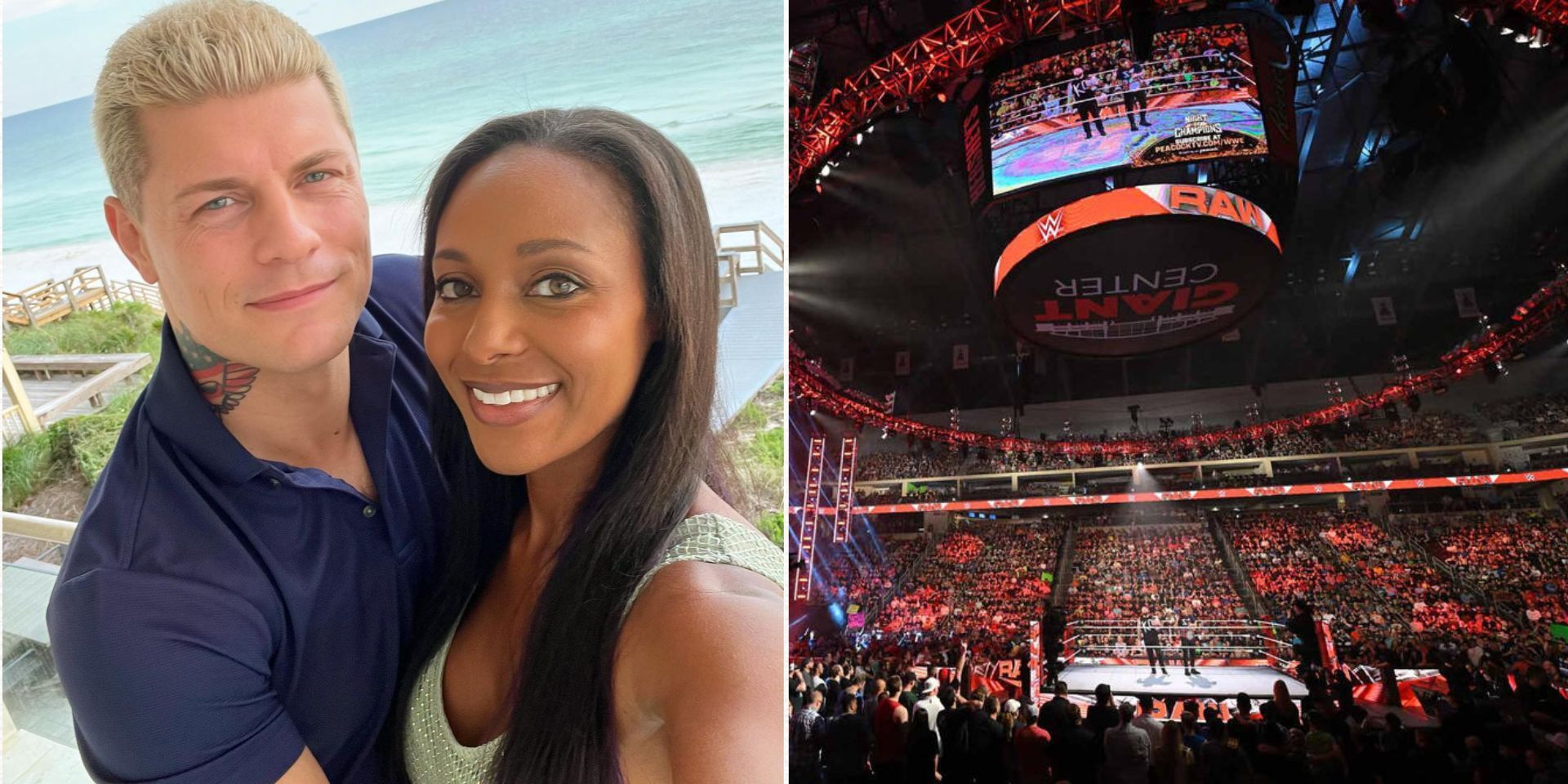 Cody Rhodes and Brandi Rhodes are married (Images via WWE.com)