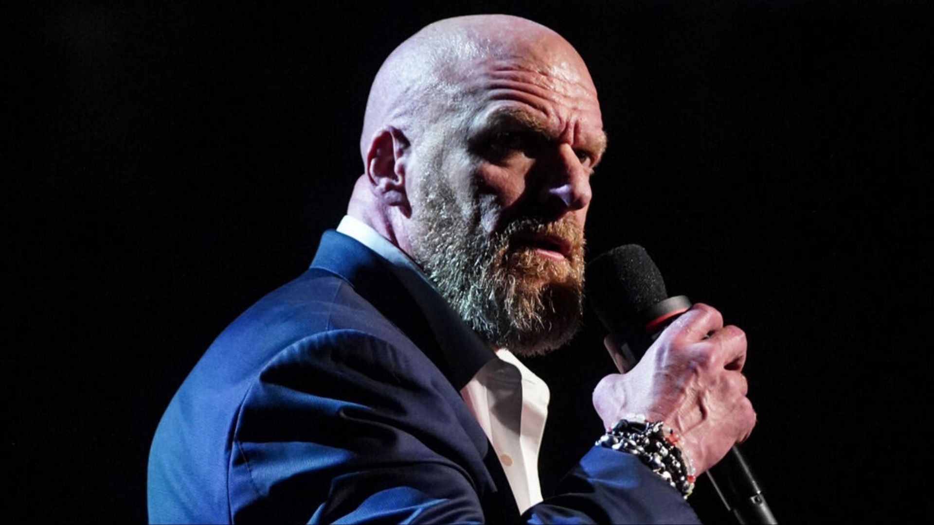 WWE boss Triple H kicked off the RAW premiere on Netflix (Photo credit: WWE.com)