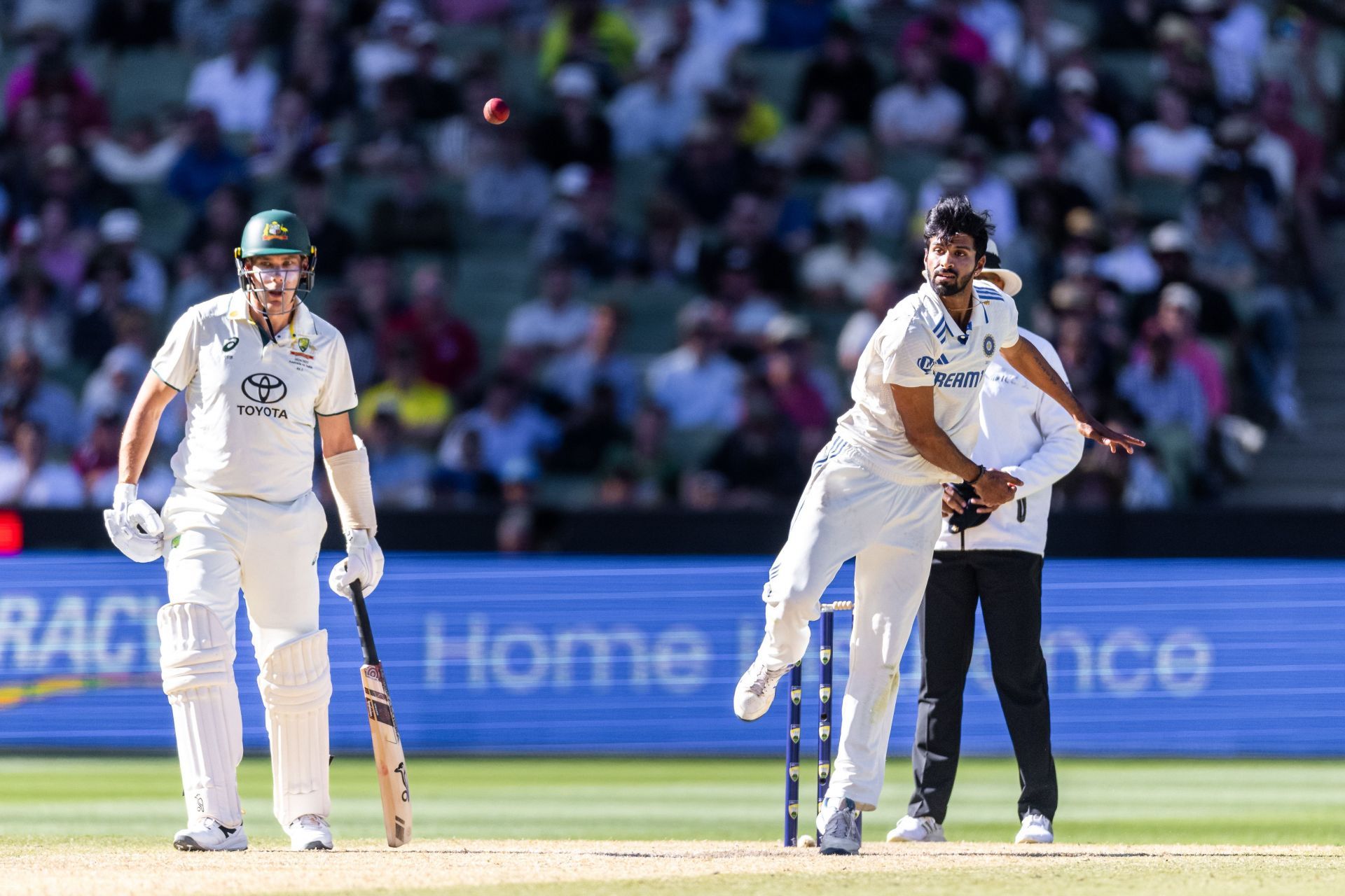 India played two spinners on a seamer-friendly pitch in Sydney. [P/C: Getty]