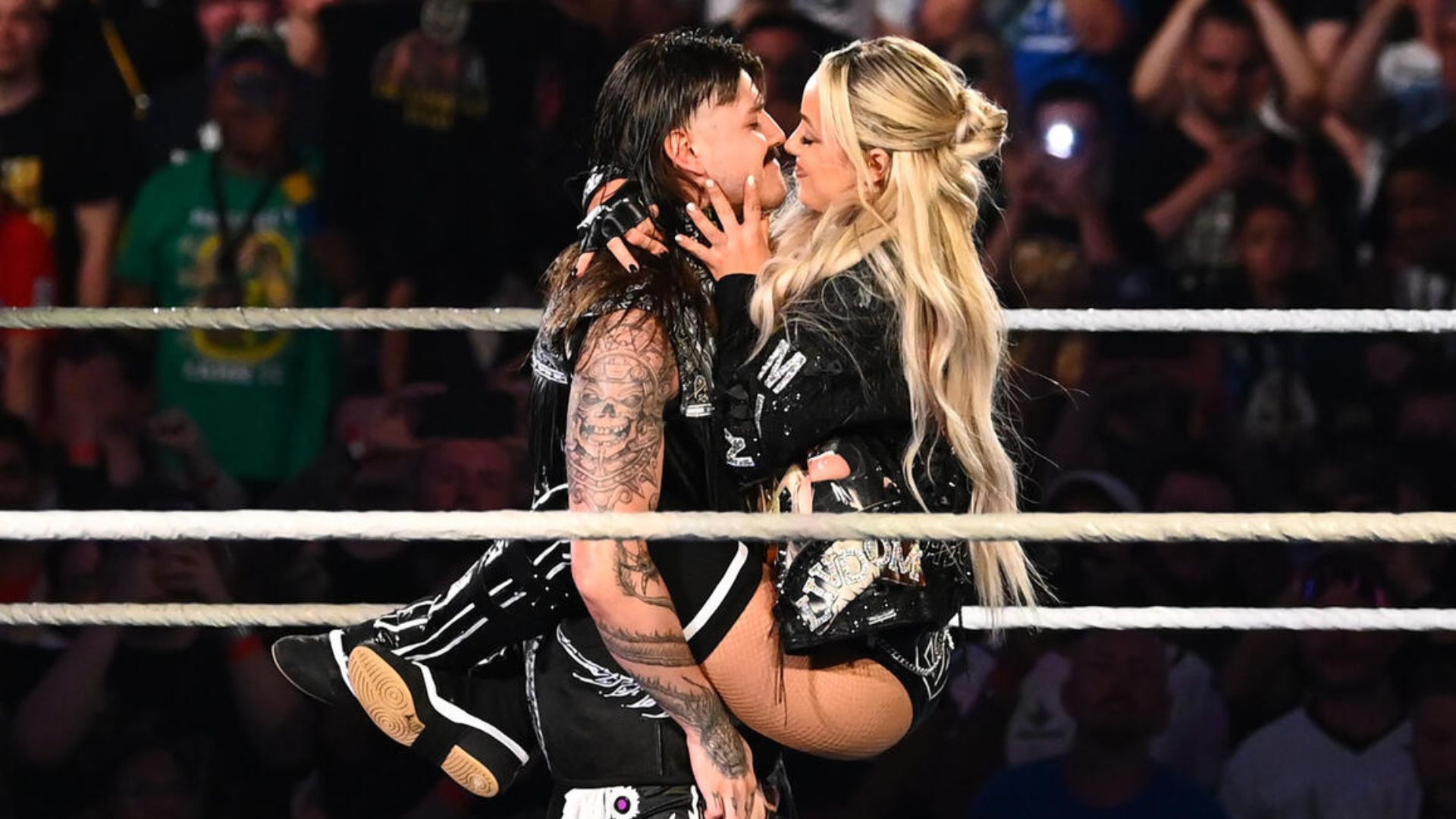 Dominik Mysterio and Liv Morgan at Bash in Berlin! [Image credit: WWE.com]