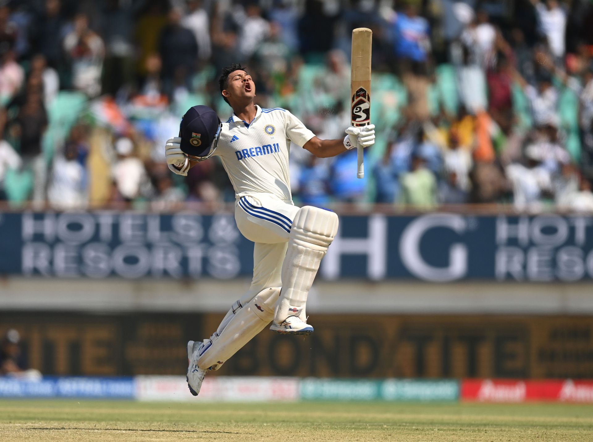 Jaiswal scored a couple of double centuries during the series against England. Source: Getty