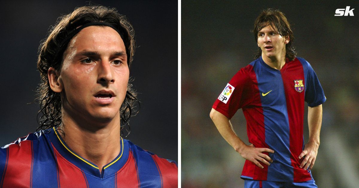 Zlatan Ibrahimovic and Lionel Messi played together at Barcelona for one season.