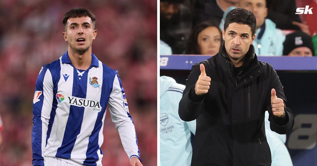 Arsenal ready to include 2 players as part of player-plus-cash deal to sign Martin Zubimendi in January: Reports (Source: Both images from Getty)