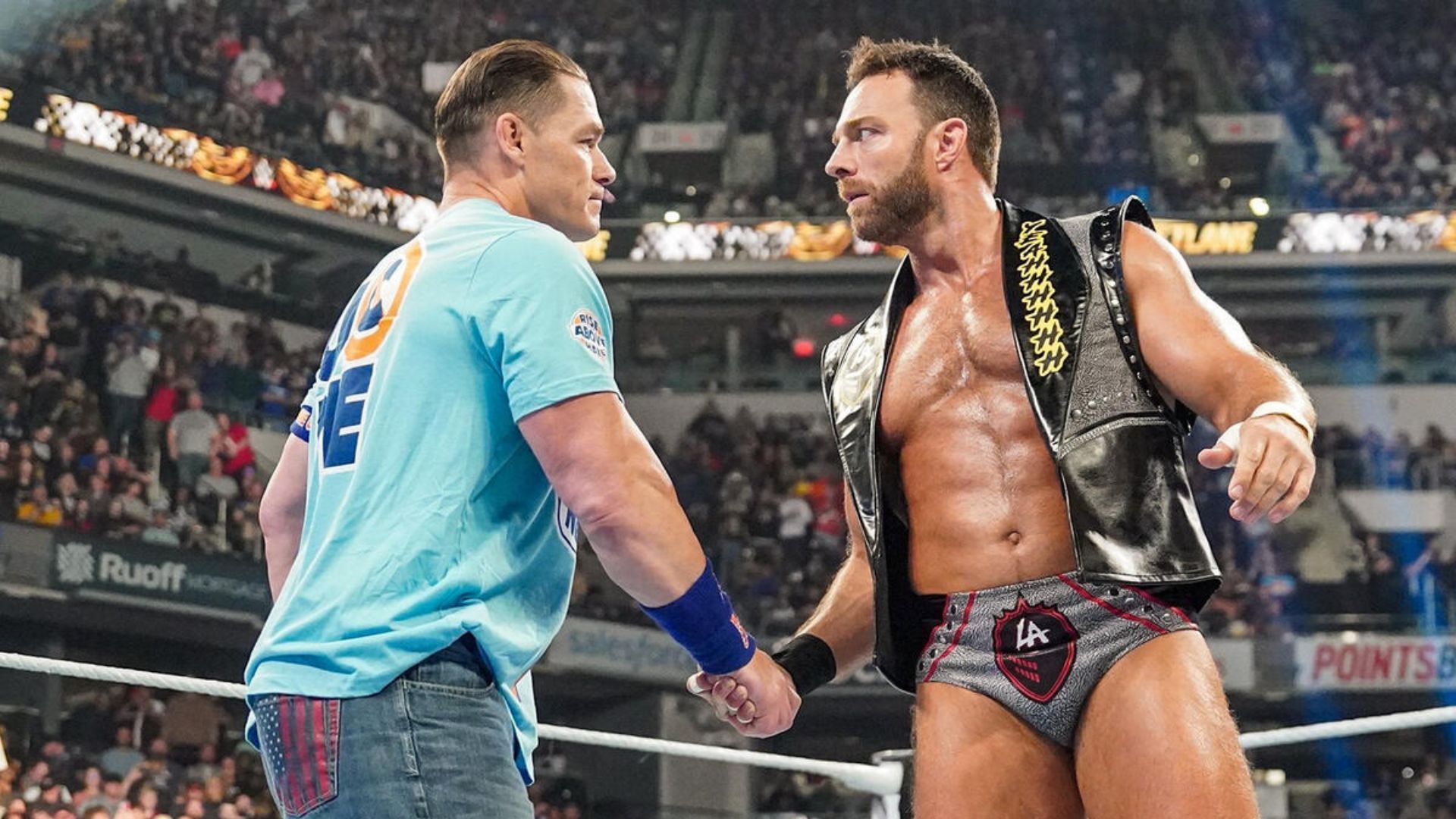 John Cena and LA Knight at Fastlane 2023 [Photo credit: WWE.com]