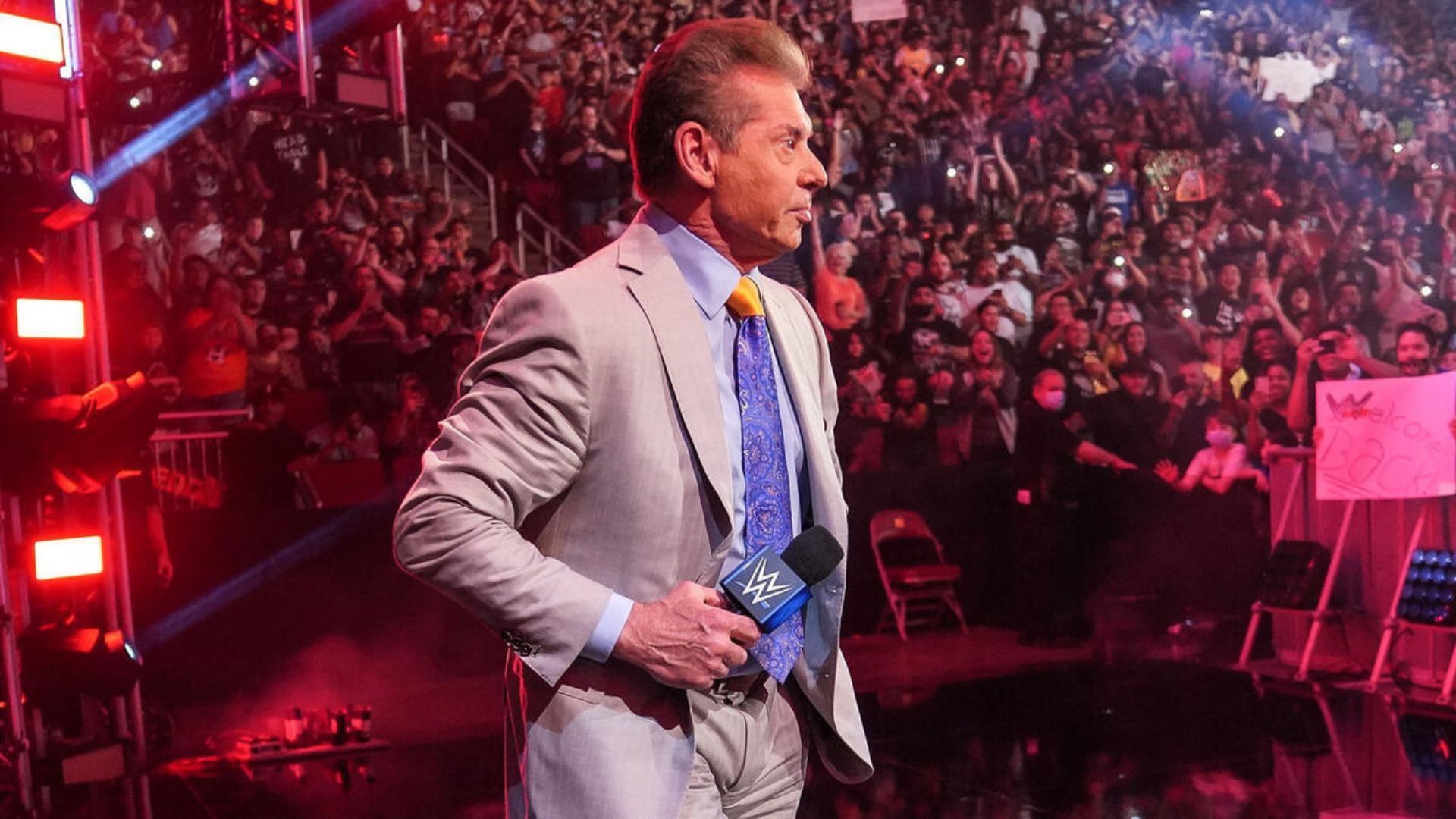 Vince McMahon on SmackDown in 2021. [Image via WWE.com]