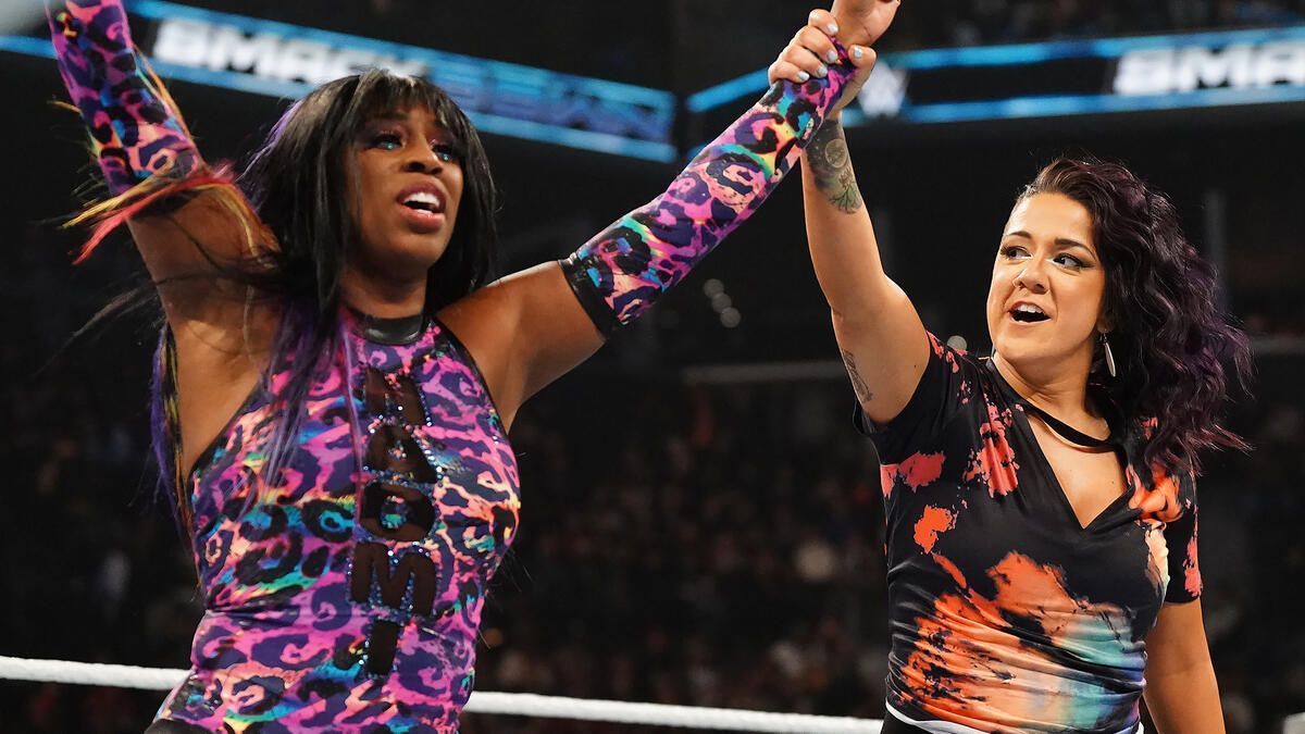 Bayley and Naomi (Image via WWE.com)