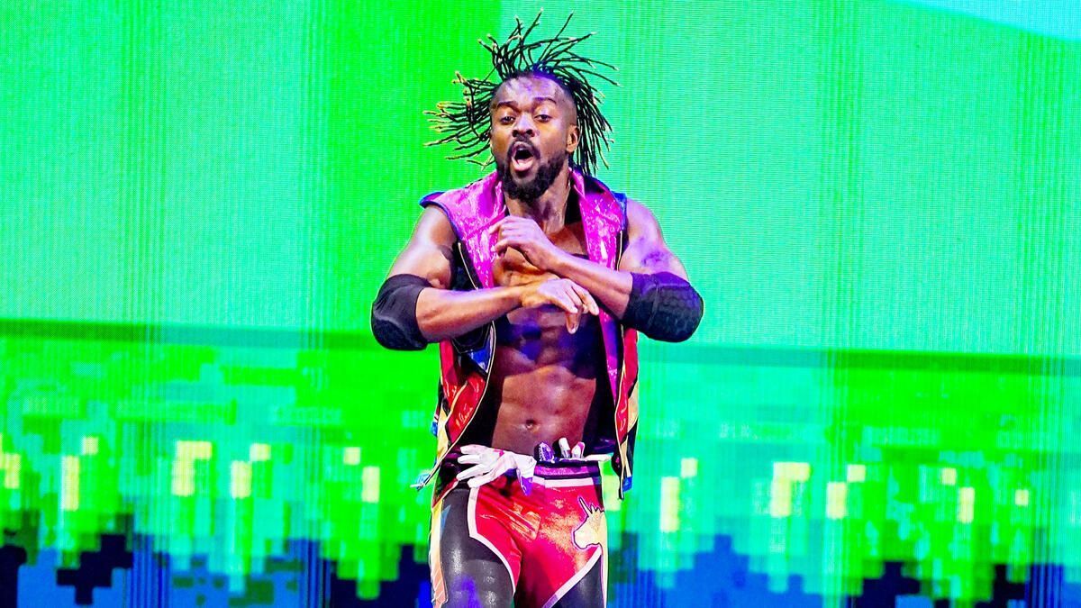 Kofi Kingston is taking credit! (image via WWE)