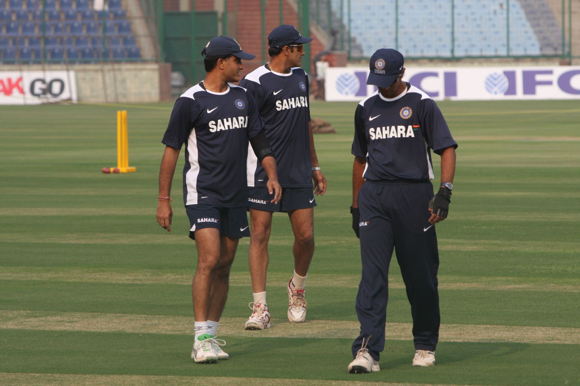 Indian Cricketers Practice At  Feroz Shah Kotla - Source: Getty