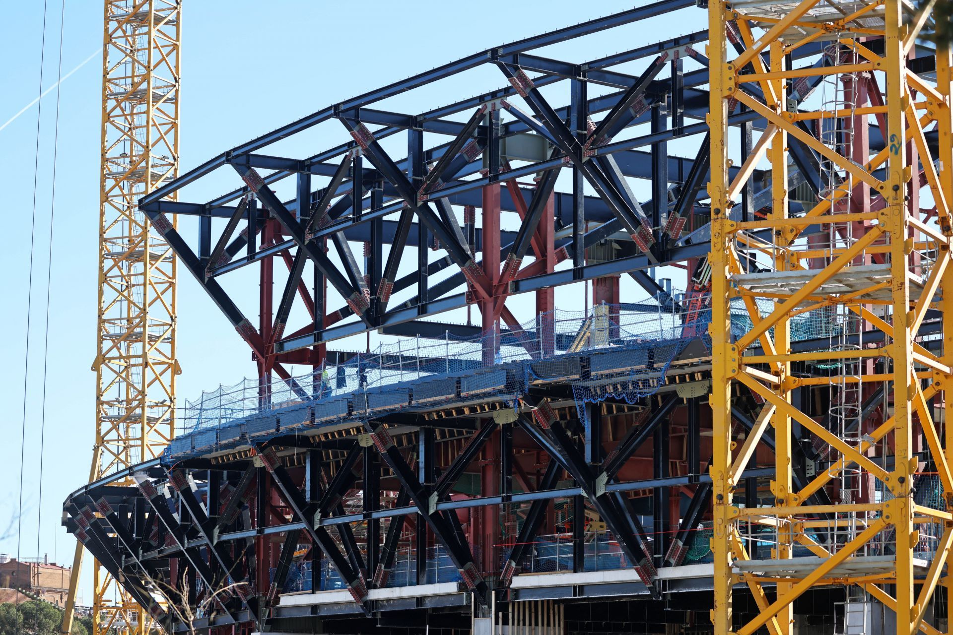 Construction of the third tier of the Spotity Camp Nou - Source: Getty