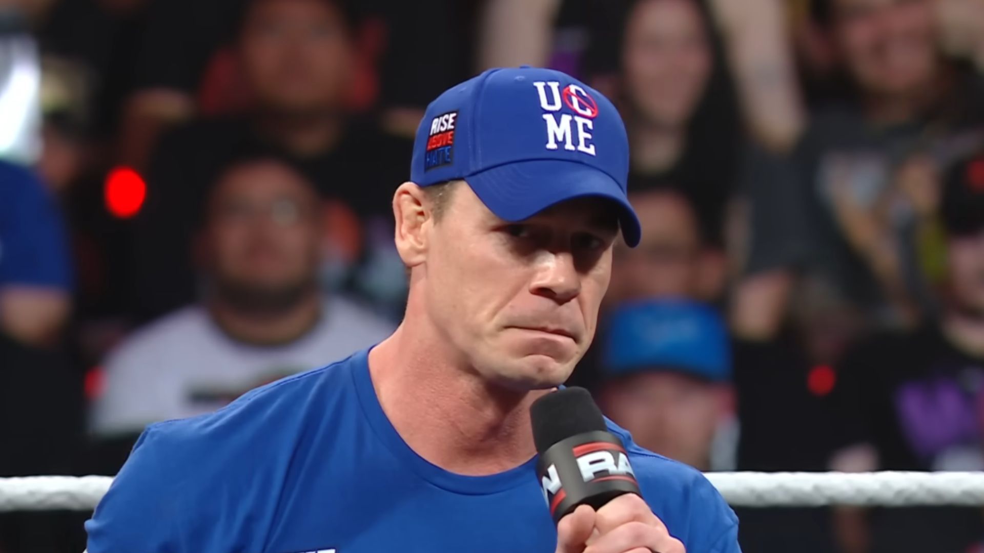 John Cena on RAW. [Image via WWE