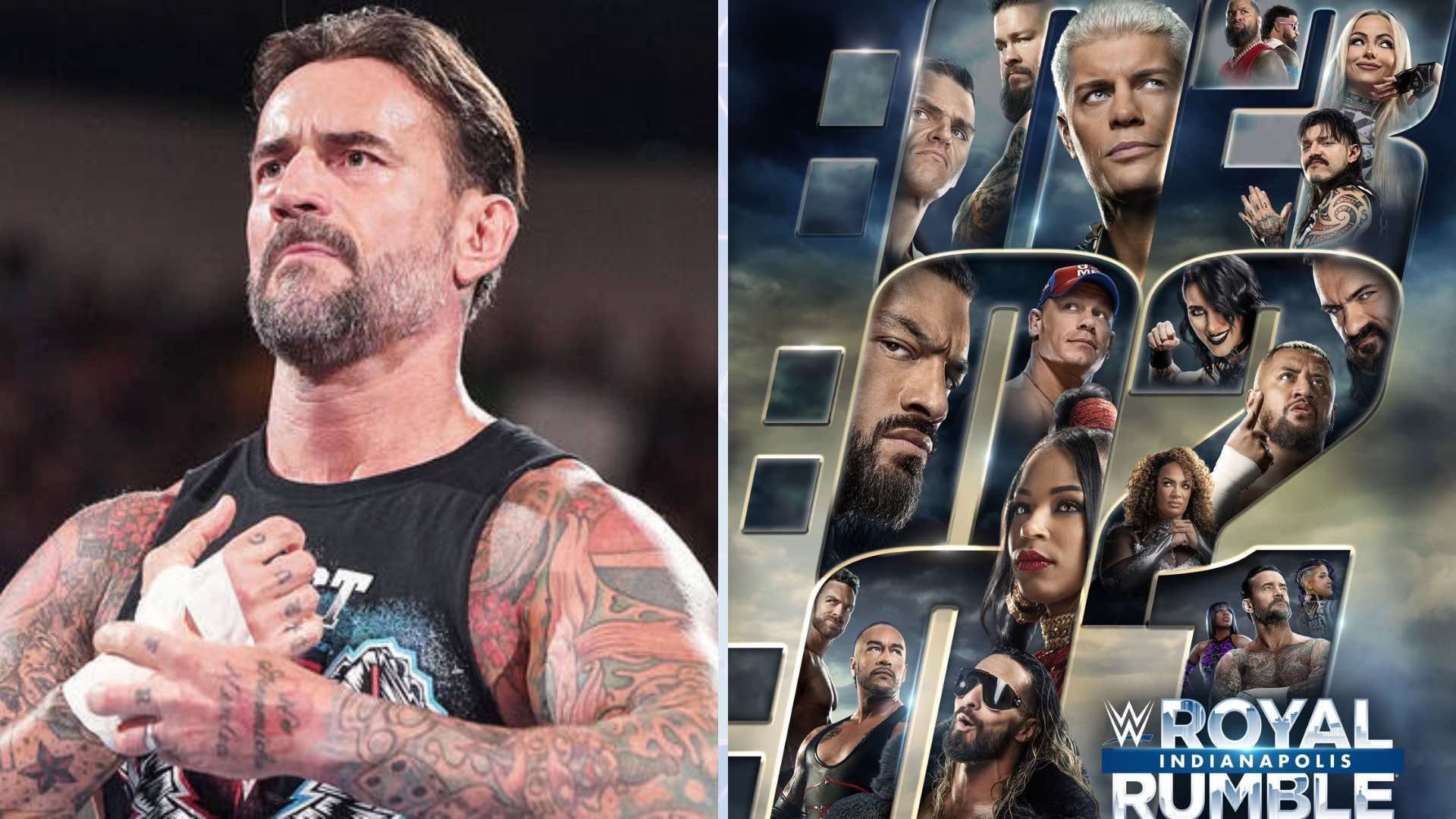 Will CM Punk finally win a Royal Rumble and punch is ticket to the main event of WrestleMania? (Image Credits: WWE.com; Triple H on X).