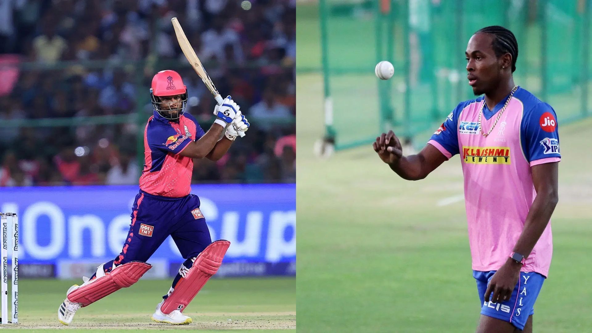 Sanju Samson and Jofra Archer have played together for RR in the IPL (Image Credits: Getty)