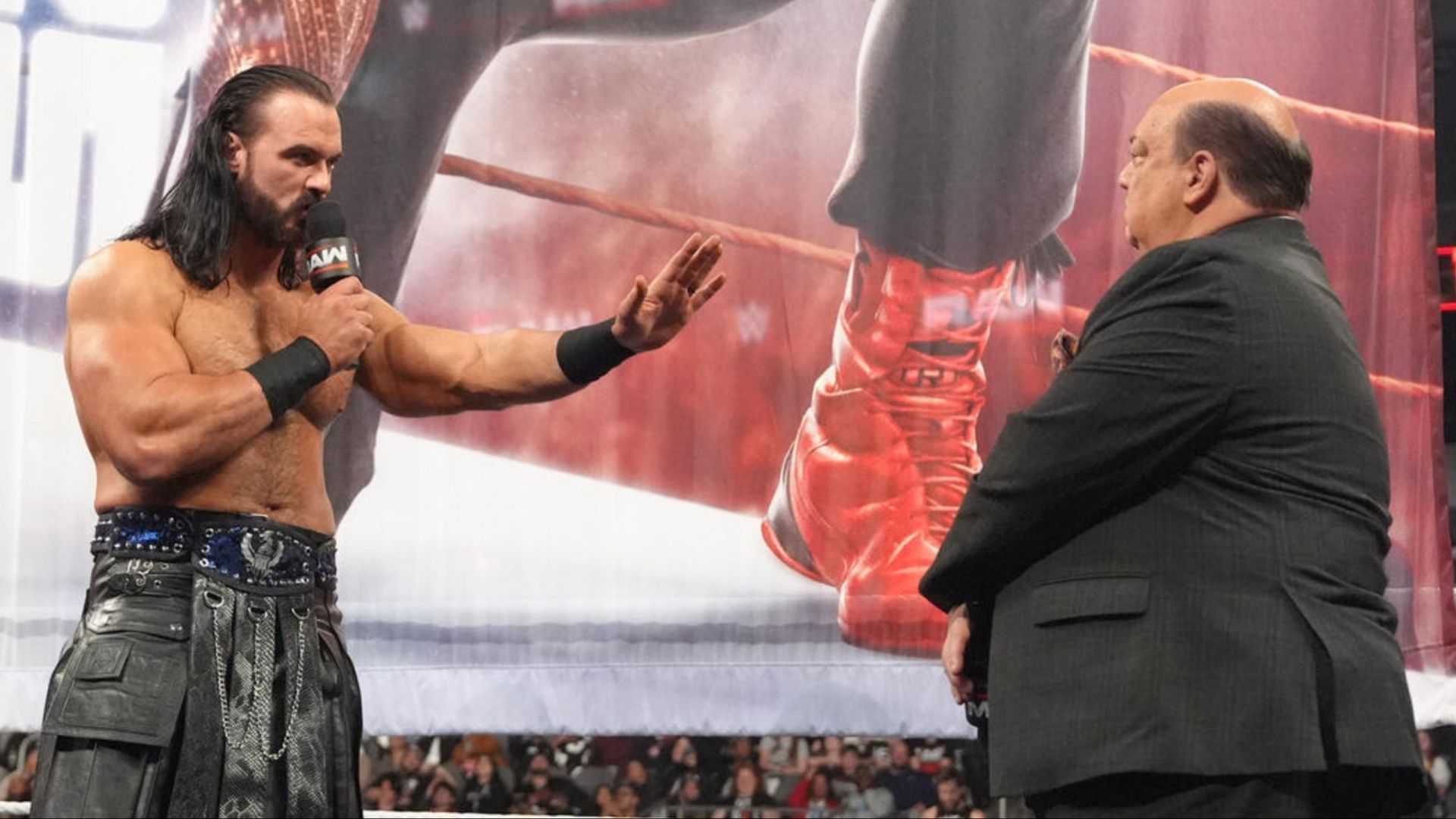 Drew McIntyre and Paul Heyman on RAW (Photo credit: WWE.com)