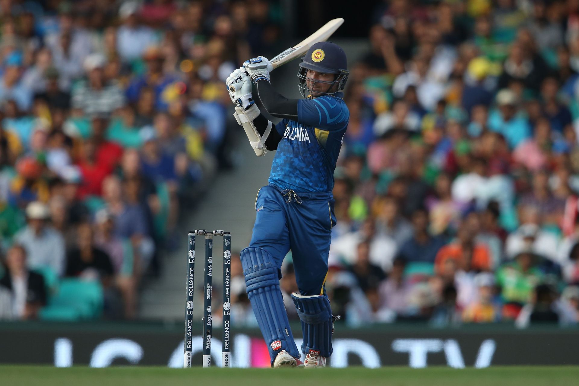 Kumar Sangakkara smashed four consecutive centuries during the 2015 World Cup. Source: Getty