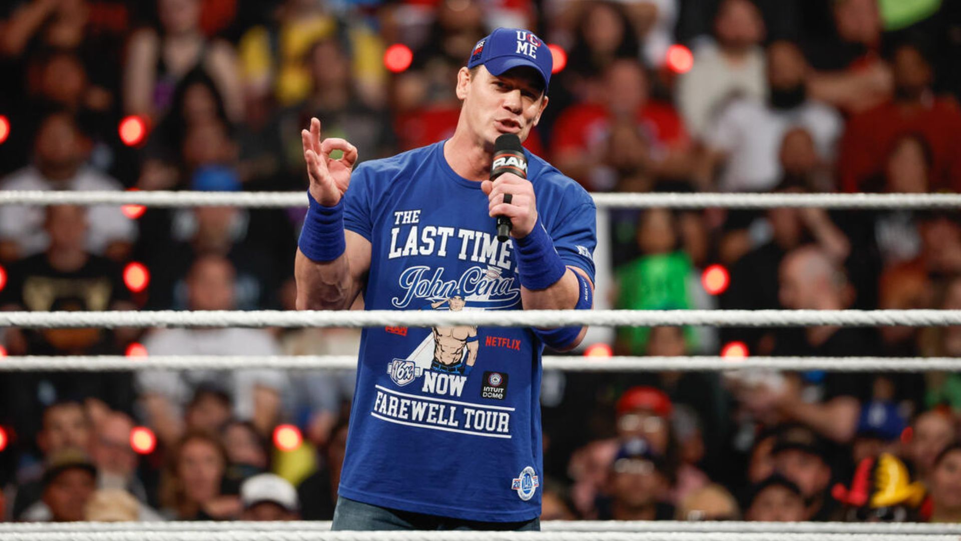 John Cena announced his retirement tour in 2024. [Image Source: WWE.com]