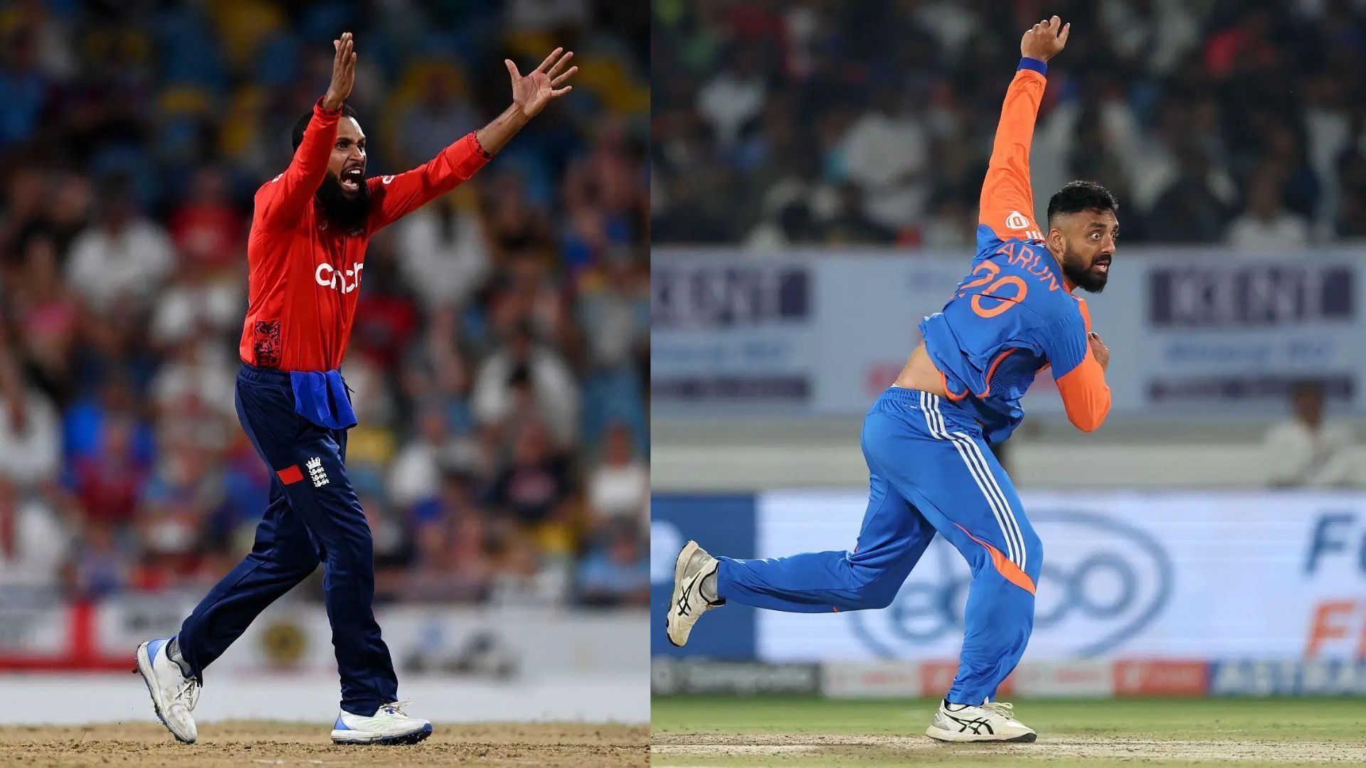 Adil Rashid vs Varun Chakravarthy after 16 T20Is (Image Credits: Getty)