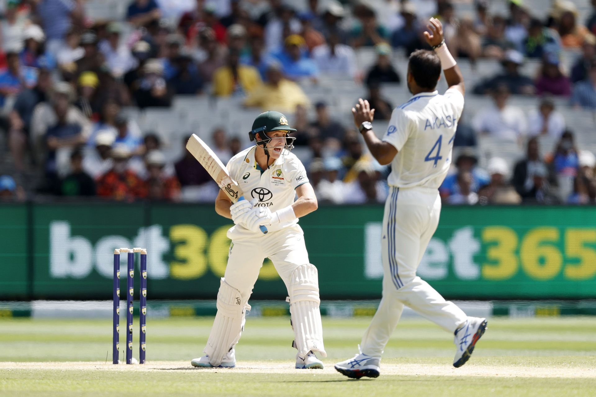 Akash Deep enjoyed little fortune with the ball in the Australian tour [Credit: Getty]